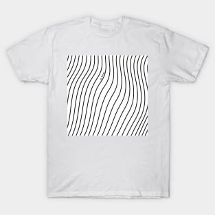 white and black abstraction T-Shirt